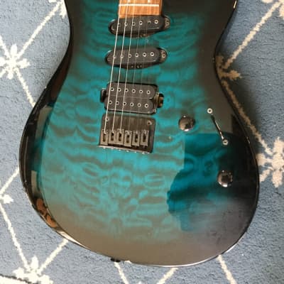 Fernandes Electric Guitar Ocean Blue image 4