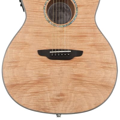 Luna High Tide Exotic Mahogany Nylon-string Acoustic-electric Guitar -  Satin Natural