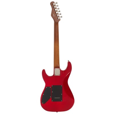Michael Kelly 1962 Flame Electric Guitar (Transparent Red) | Reverb