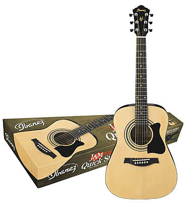 Ibanez IJV30 Jam Pack 3/4 Size Acoustic Guitar Package Natural image 1