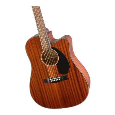 Fender CD-60SCE Dreadnought 6-String Acoustic Guitar (Right-Hand, All-Mahogany) image 4