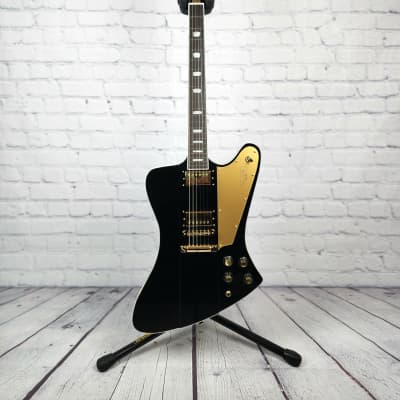 Kauer Guitars Banshee 6 String Electric Guitar Gloss Black w/Gold for sale