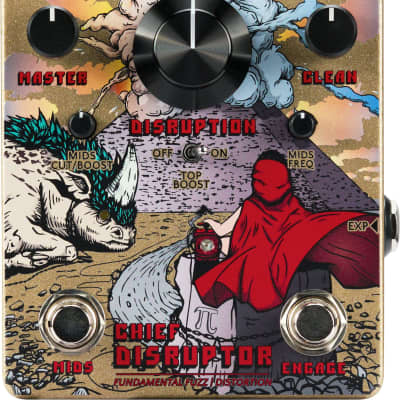 KMA Machines Chief Disruptor Fundamental Fuzz and Distortion Pedal | Reverb