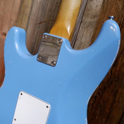 Keith Holland Customs S-ANS #1316 - Taos Turquoise Nitro with Hard Case image 19