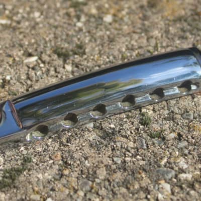 Vintage 1973 Gibson Tailpiece Aluminum Lightweight Chrome Featherweight 1969 1970 1970 1960's 1970's Stop Tail image 6