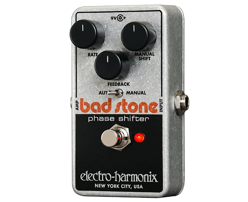 Electro-Harmonix EHX Nano Bad Stone Phase Shifter / Phaser Guitar Effects Pedal image 1