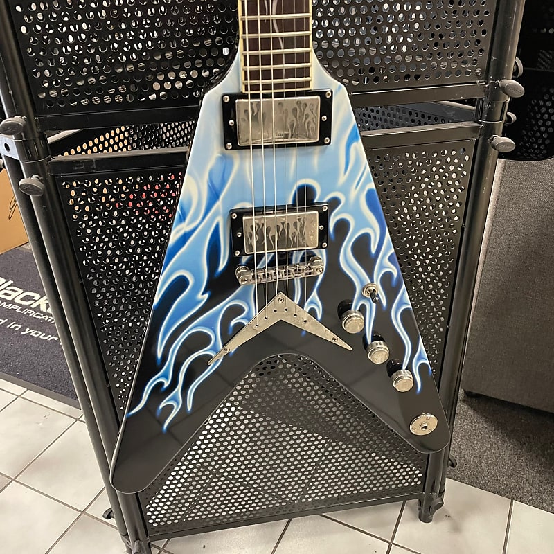 Dean Inferno Flame Flying V Used Reverb