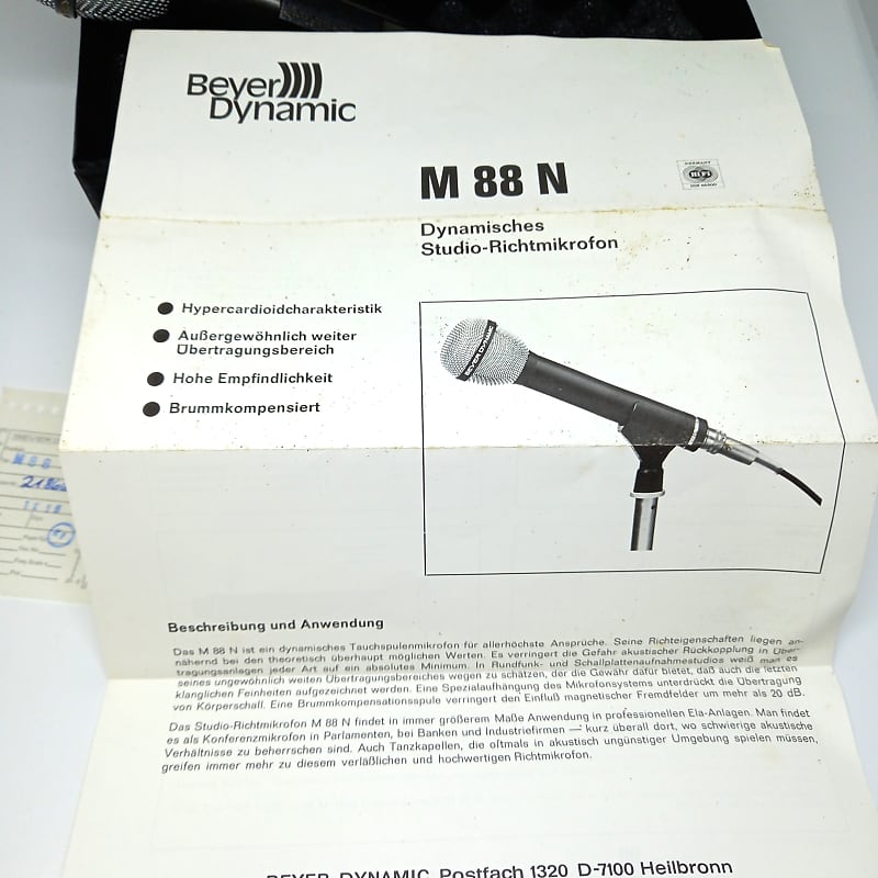 Beyerdynamic M88 N(C) | Reverb