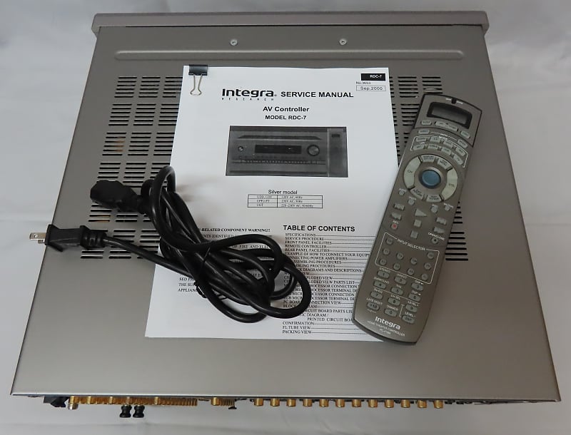 Onkyo Integra RDC-7 7.1 Channel A/V Controller Preamplifier