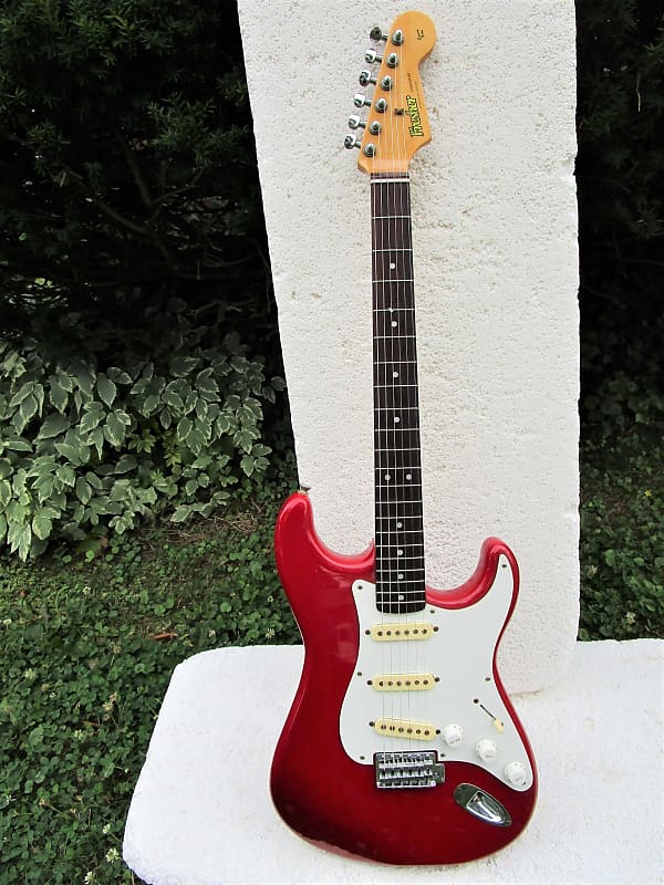 Fresher Straighter Guitar, 1980's, Japan, Dakota Red Finish, Gig Bag