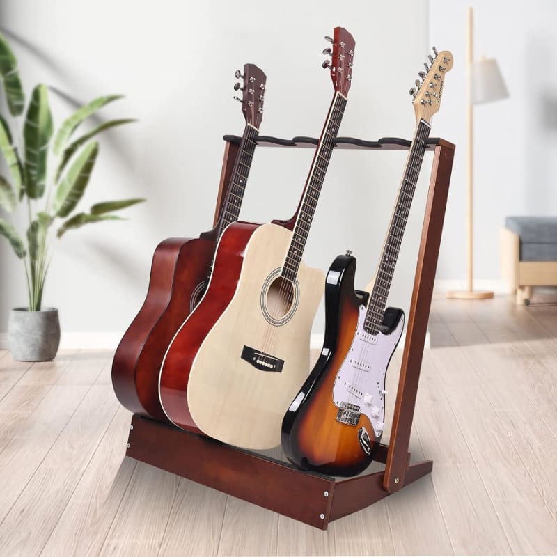 Rockstand Pied guitare multiple 5 guitares RS 20861 B/2, porte guitare pied  