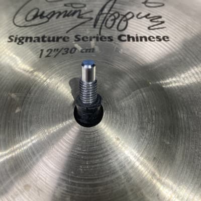 Sabian Carmine Appice, 12" Carmine Appice Signature Series Chinese Cymbal B (#3) Autographed!! - Nickel image 12