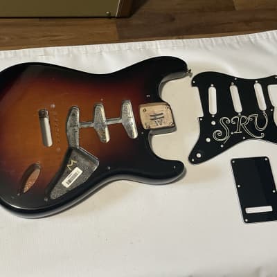 2013 Fender USA Stevie Ray Vaughan SRV Signature Stratocaster Guitar Body w/ Guard image 4