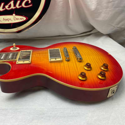 Epiphone Les Paul Standard Pro Plus Top Guitar - LH / Left-Handed / Lefty 2015 - Cherry Sunburst image 7