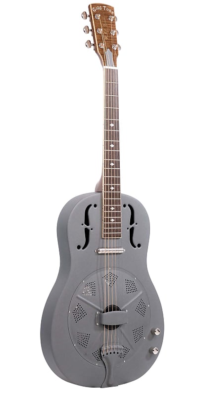 Gold Tone GRE-G Paul Beard Signature Series Metal Body 6-String Resonator Guitar w/Pickup & Gig Bag image 1
