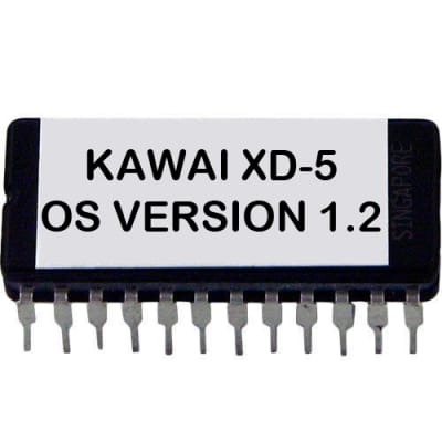 Kawai Xd-5 Version 1.2 firmware latest OS EPROM Xd5 Synth Drum Xd5