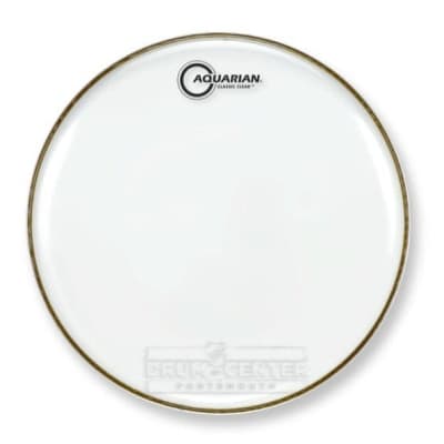 Aquarian Classic Clear Snare Side Drum Head 13"