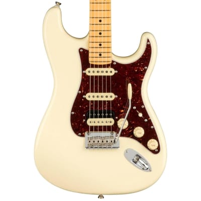 Fender American Professional II Stratocaster HSS Electric Guitar (Olympic White, Maple Fretboard) image 1