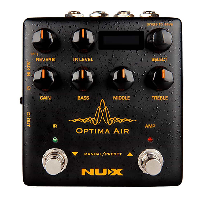 Nux Optima Air / IR NAI-5 Verdugo Series Acoustic Simulator Preamp Guitar Pedal image 1