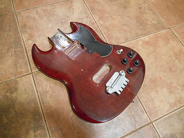 Vintage EB / SG Bass Guitar Body. Made in Japan. | Reverb