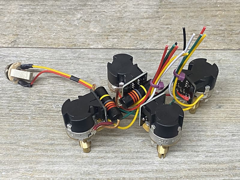 Gibson Les Paul Jimmy Page Wiring Harness CTS Push Pull Pots Reverb