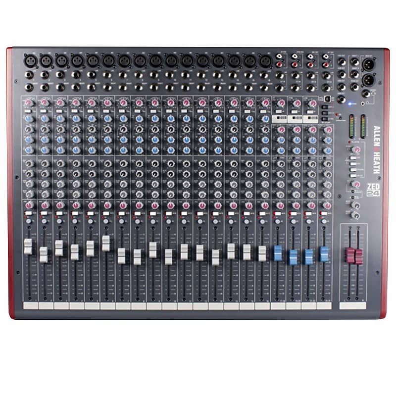 Allen & Heath ZED-24 Multipurpose Mixer for Live Sound and Recording image 1