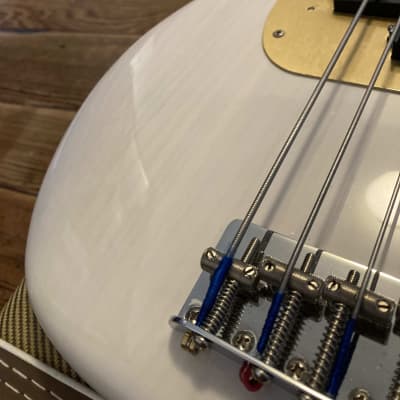 Fender American Original '50s Precision Bass with Maple Fretboard 2018 - 2019 - White Blonde image 10