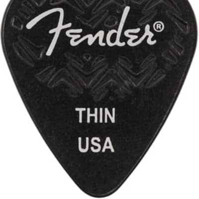 Fender 351 Wavelength Thin Black Pick X 6 for sale