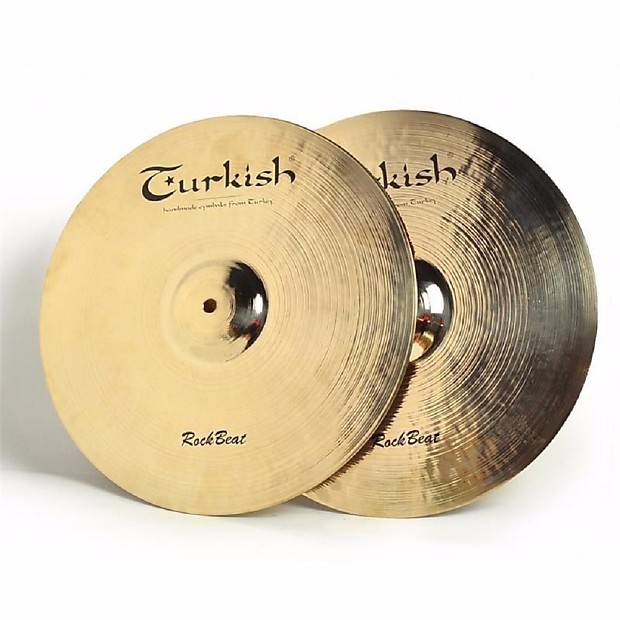 Turkish Cymbals 13" Rock Series Rock Beat Hi-Hat Medium RB-HM13 (Pair) image 1