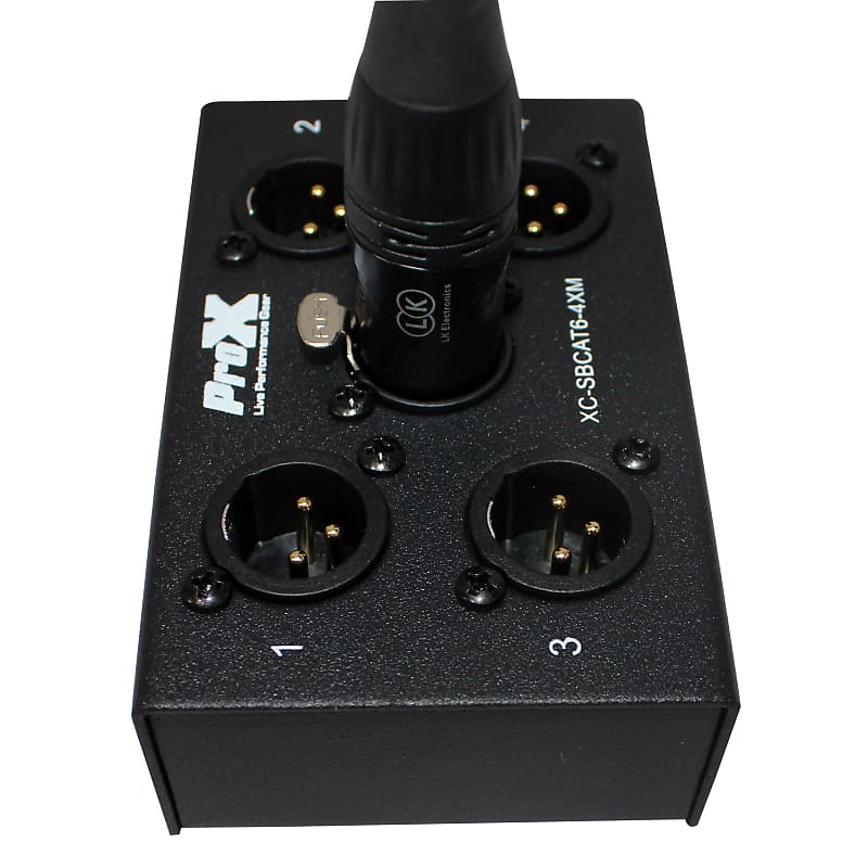 本物保証!  Portable Audio/DMX CAT6 XLR-M Channel 4 Snake Reverb | Box 邦楽