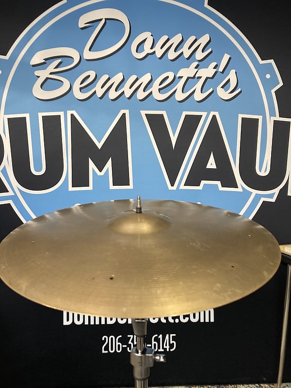 Paiste Vintage, 20" Formula 602 Ride Cymbal with Rivet Holes Reverb