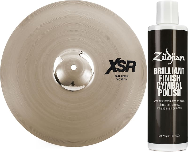 Sabian 14 inch XSR Fast Crash Cymbal Bundle with Zildjian Reverb
