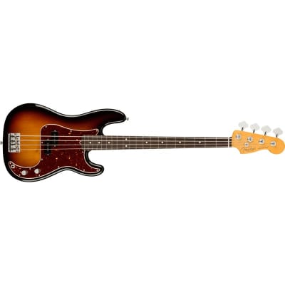 Fender American Professional II Precision Bass, Rosewood Fingerboard, 3 Tone Sunburst image 2