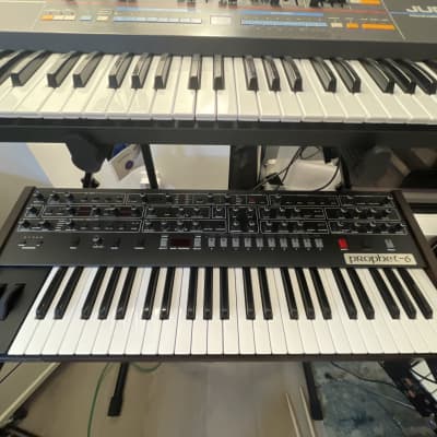 Sequential Prophet-6 49-Key 6-Voice Polyphonic Synthesizer 2018 - 2020 - Black with Wood Sides