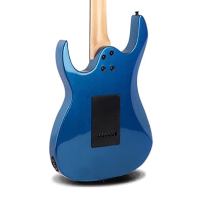 Electric Guitar 24 Fret full size Blue Premium PPE797 image 10
