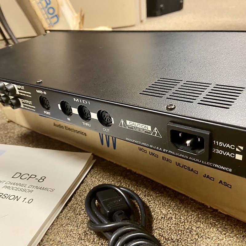 最も優遇 Dynamic Audio DCP-8 PreSonus Processor Reverb | 配信機器・PA機器・レコーディング機器