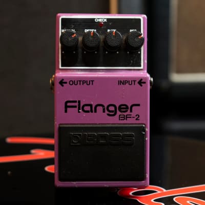 Boss BF-2 Flanger (Black Label) 1980 - 1984 - Purple for sale