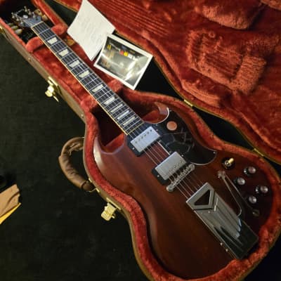 Gibson SG Standard '61 with Sideways Vibrola 2022 - Vintage Cherry image 4