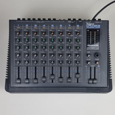 Roland CPM-120 II 8 Channel Powered Mixer 1990's - Black