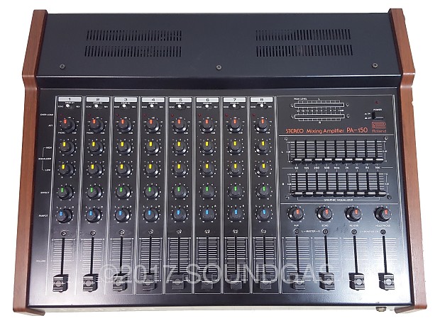 Roland PA-150 アナログミキサー スプリングリバーブ内蔵　137 Roland PA-150 Stereo Mixer with Spring Reverb | Reverb Canada