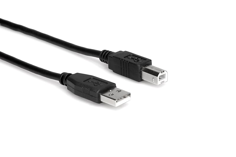 Hosa High Speed USB Cable 10 ft Type A to Type B Cord Microphone Mic Audio NEW image 1
