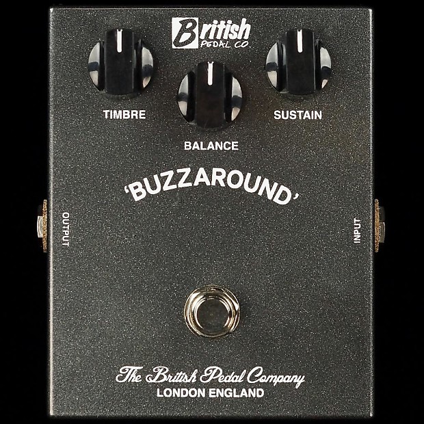 British Pedal Company Burns Buzzaround Fuzz Reverb