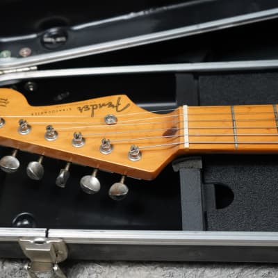 Fender Japanese Stratocaster 1992-1993 Green Foto Flame image 25