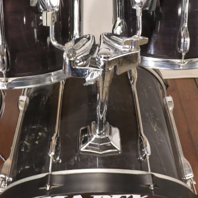 Tama RockStar 4pc Drum Kit Set 22/16/13/12" Grey Lacquer image 4