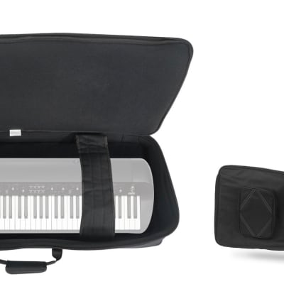 Rockville Padded Rigid Durable Keyboard Gig Bag Case For KORG SV-1 73