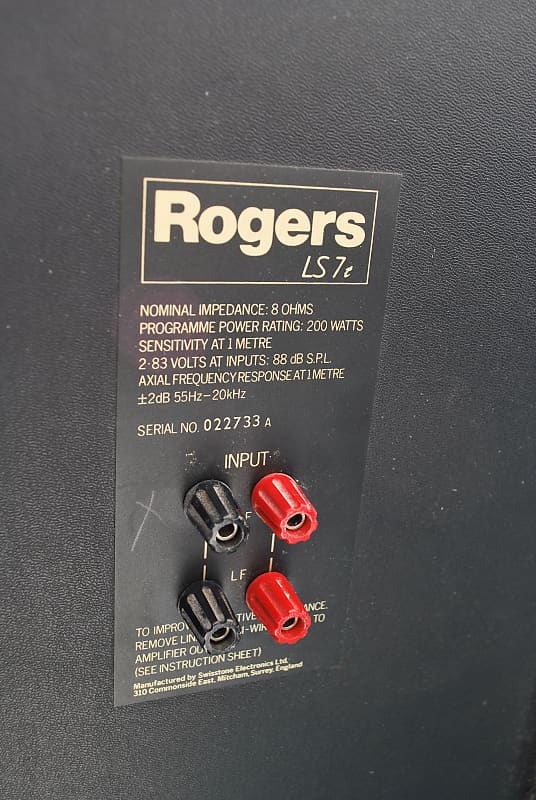 ロジャース　Rogers LS7t　（2台） sddefault.jpg?sqp=-