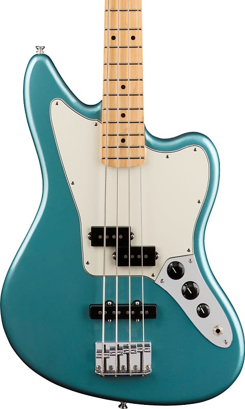Fender Player Jaguar Bass Maple FB, Tidepool image 1