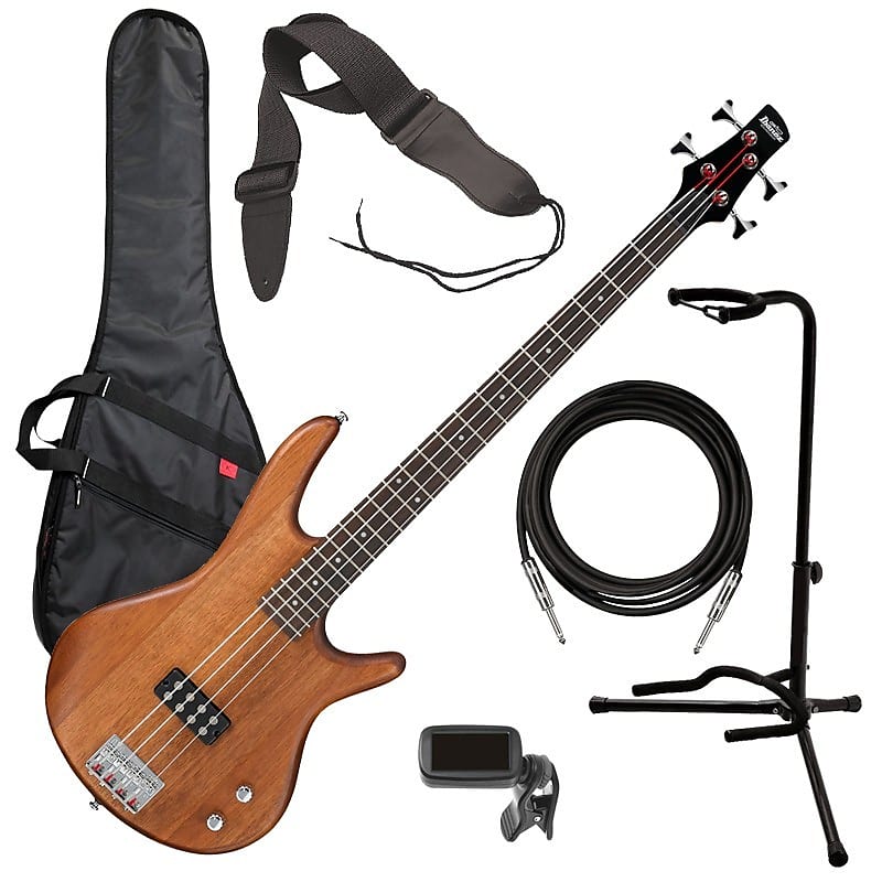 Ibanez GSR100EX 4-String Bass Guitar - Mahogany Oil BASS | Reverb