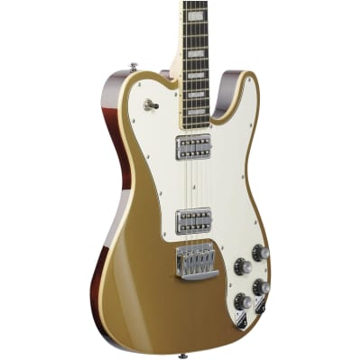 Schecter PT Fastback Electric Guitar, Gold, Blemished image 3