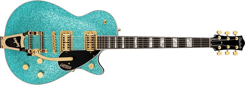 GRETSCH G6229TG Limited Edition Players Edition Sparkle Jet BT with Bigsby Ocean Turquoise Sparkle 2403410813 SERIAL NUMBER JT21114799 - 8.6 LBS image 1